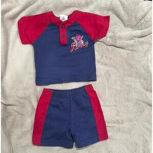 VTG Barney baseball Short Set